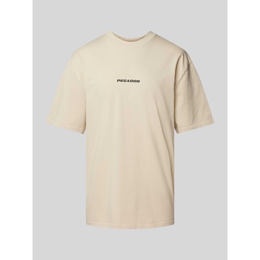 T-shirt o kroju oversized z nadrukiem z logo ze sklepu Peek&Cloppenburg  w kategorii T-shirty męskie - zdjęcie 171174122