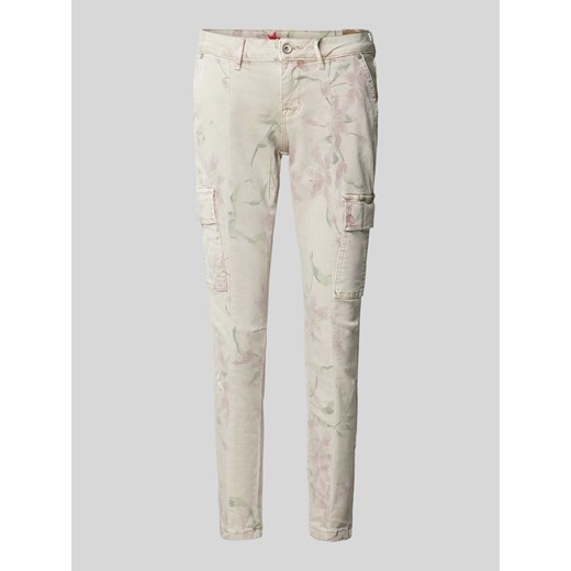 Spodnie cargo o skróconym kroju slim fit ze sklepu Peek&Cloppenburg  w kategorii Spodnie damskie - zdjęcie 171174193
