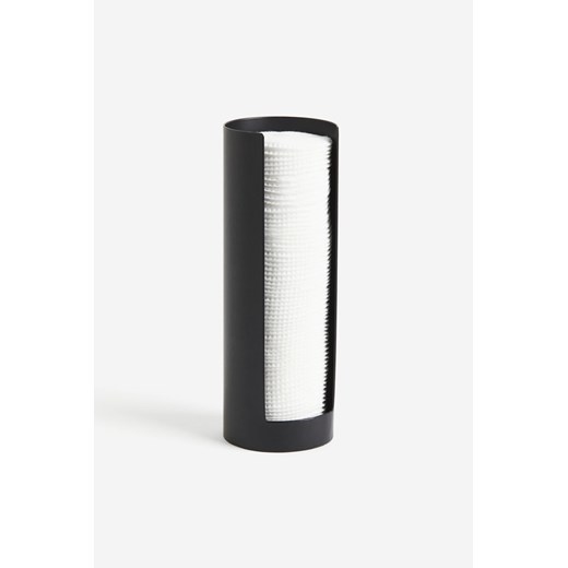 H & M - Metalowy pojemnik na płatki kosmetyczne - Czarny ze sklepu H&M w kategorii Przybory łazienkowe - zdjęcie 171174324