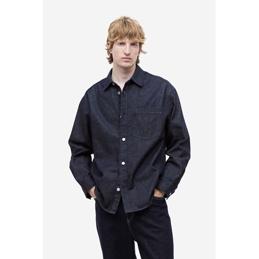 H & M - Dżinsowa koszula wierzchnia Regular Fit - Niebieski ze sklepu H&M w kategorii Koszule męskie - zdjęcie 171174923
