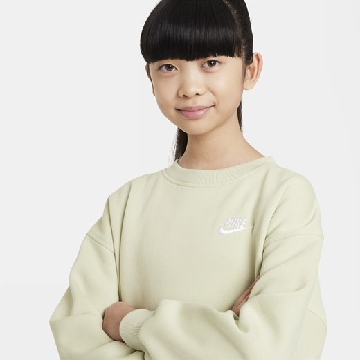 Bluza dziewczęca beżowa Nike 