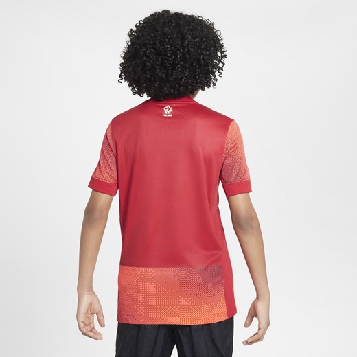 Koszulka piłkarska dla dużych dzieci Nike Dri-FIT Polska Stadium 2024/25 (wersja Nike S Nike poland