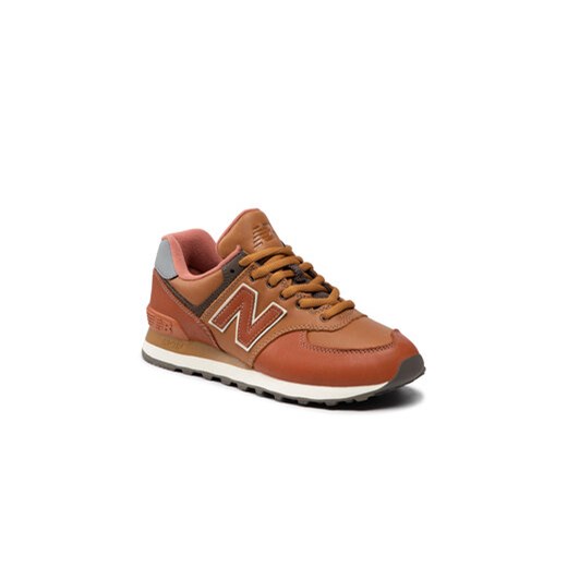 New Balance Sneakersy ML574OMA Brązowy New Balance 43 MODIVO promocja