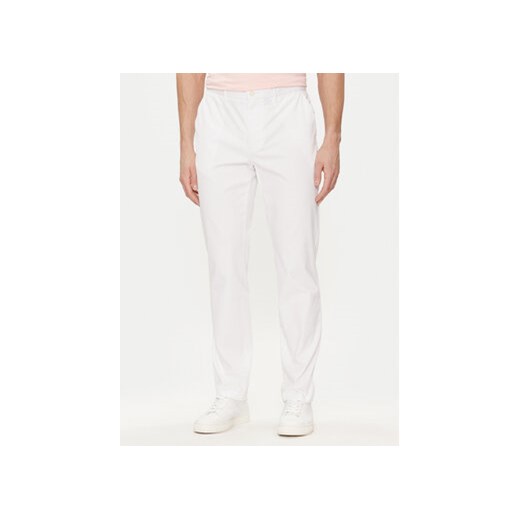 Tommy Hilfiger Chinosy Denton MW0MW25964 Biały Slim Fit ze sklepu MODIVO w kategorii Spodnie męskie - zdjęcie 171177883