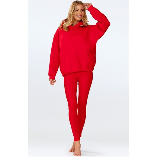 Komplet dresowy damski czerwony Oseye, Kolor czerwony, Rozmiar XL, DKaren ze sklepu Primodo w kategorii Dresy damskie - zdjęcie 171178361