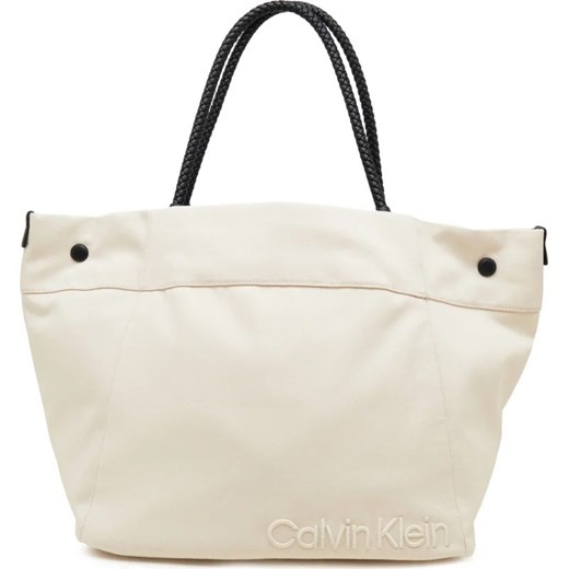 Shopper bag Calvin Klein mieszcząca a8 
