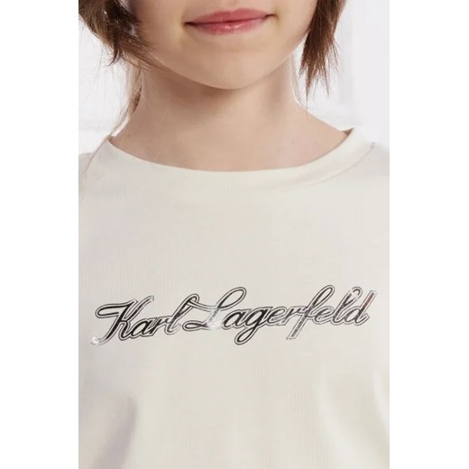 Bluzka dziewczęca Karl Lagerfeld z napisami 