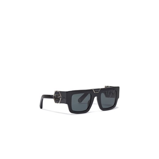 PHILIPP PLEIN Okulary przeciwsłoneczne SPP092M Czarny ze sklepu MODIVO w kategorii Okulary przeciwsłoneczne męskie - zdjęcie 171181262