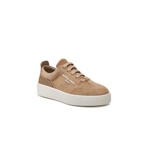 Emporio Armani buty sportowe damskie sneakersy sznurowane