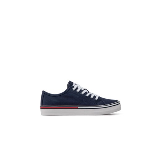 Tommy Jeans Tenisówki Essential Low EN0EN01796 Granatowy ze sklepu MODIVO w kategorii Trampki damskie - zdjęcie 171182001