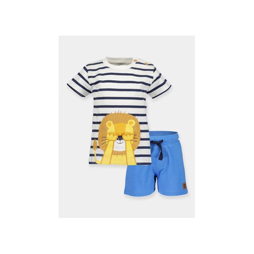 Blue Seven Komplet t-shirt i spodenki 939023 X Kolorowy Regular Fit ze sklepu MODIVO w kategorii Komplety niemowlęce - zdjęcie 171182051