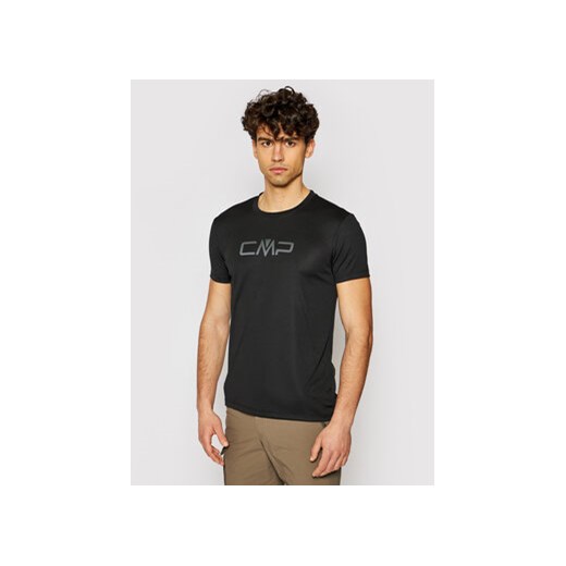 CMP Koszulka techniczna 39T7117P Czarny Regular Fit ze sklepu MODIVO w kategorii T-shirty męskie - zdjęcie 171182144