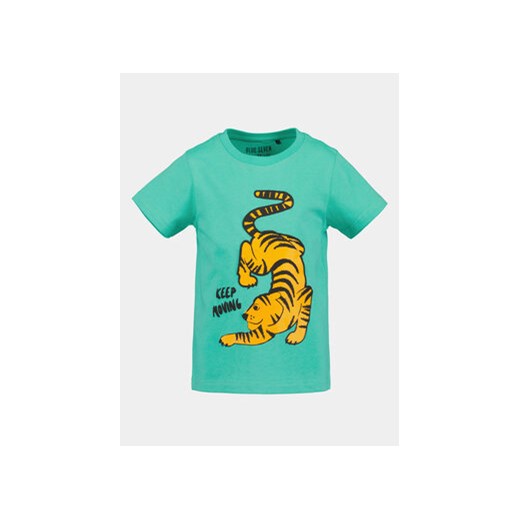 Blue Seven T-Shirt 802327 X Zielony Regular Fit ze sklepu MODIVO w kategorii T-shirty chłopięce - zdjęcie 171182492