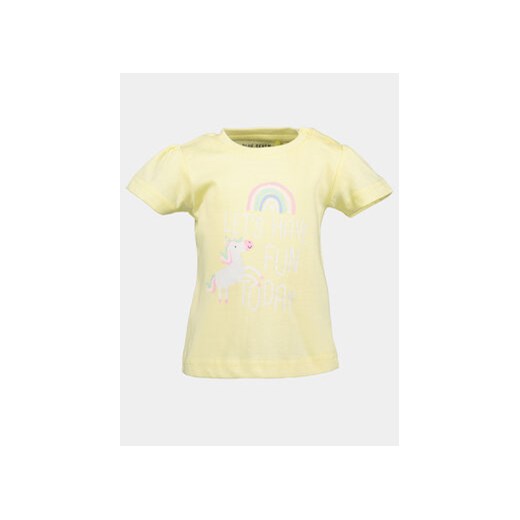 Blue Seven T-Shirt 901132 X Żółty Regular Fit ze sklepu MODIVO w kategorii Koszulki niemowlęce - zdjęcie 171182762