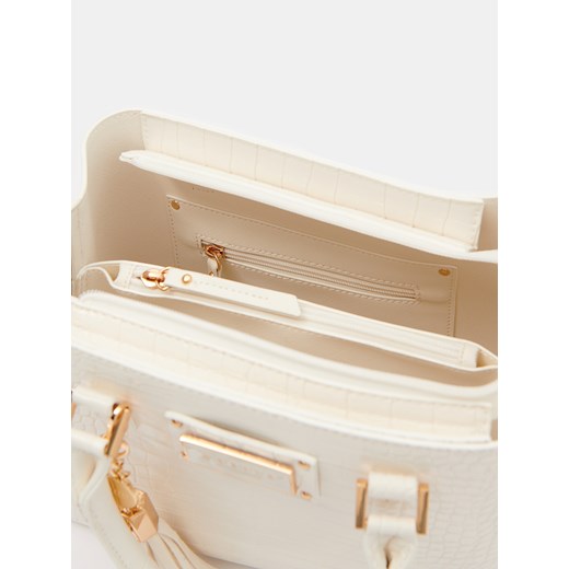 Kuferek Mohito średni beżowy do ręki 