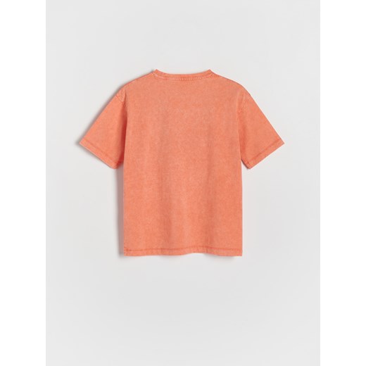 Reserved - T-shirt regular - koralowy ze sklepu Reserved w kategorii T-shirty chłopięce - zdjęcie 171185101