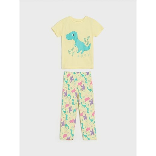 Sinsay - Piżama - żółty ze sklepu Sinsay w kategorii Piżamy dziecięce - zdjęcie 171185764