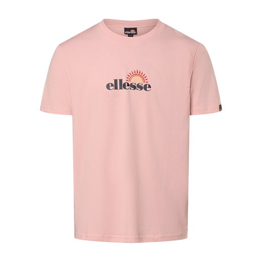 ellesse Koszulka męska - Trea Mężczyźni Bawełna różowy nadruk ze sklepu vangraaf w kategorii T-shirty męskie - zdjęcie 171188704
