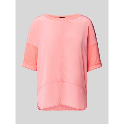 T-shirt w jednolitym kolorze ze sklepu Peek&Cloppenburg  w kategorii Bluzki damskie - zdjęcie 171188874
