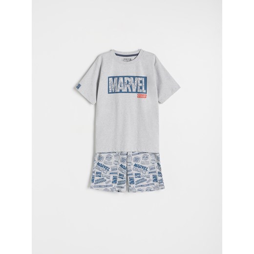 Reserved - Dwuczęściowa piżama MARVEL - ciemnoszary ze sklepu Reserved w kategorii Piżamy dziecięce - zdjęcie 171189862