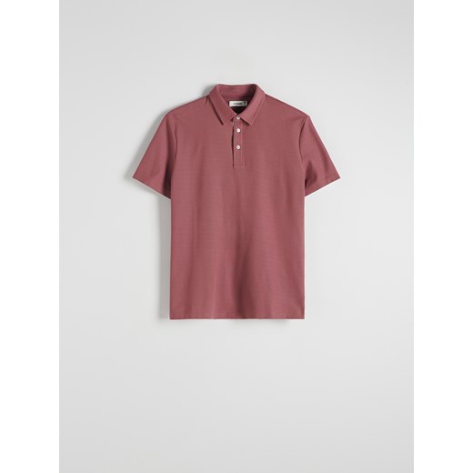 Reserved - Koszulka polo regular - jasnofioletowy Reserved XL Reserved