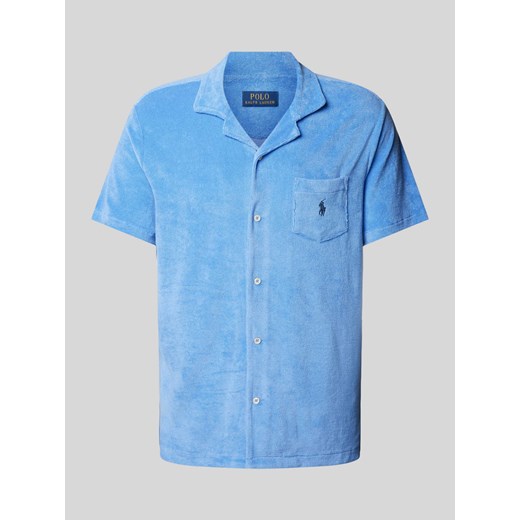 Koszula casualowa o kroju slim fit z rękawem o dł. 1/2 ze sklepu Peek&Cloppenburg  w kategorii Koszule męskie - zdjęcie 171192951