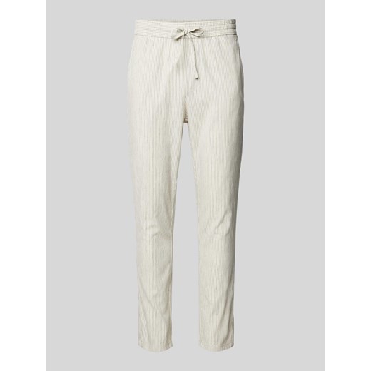 Spodnie o kroju tapered fit z dodatkiem streczu model ‘LINUS’ ze sklepu Peek&Cloppenburg  w kategorii Jeansy męskie - zdjęcie 171193032