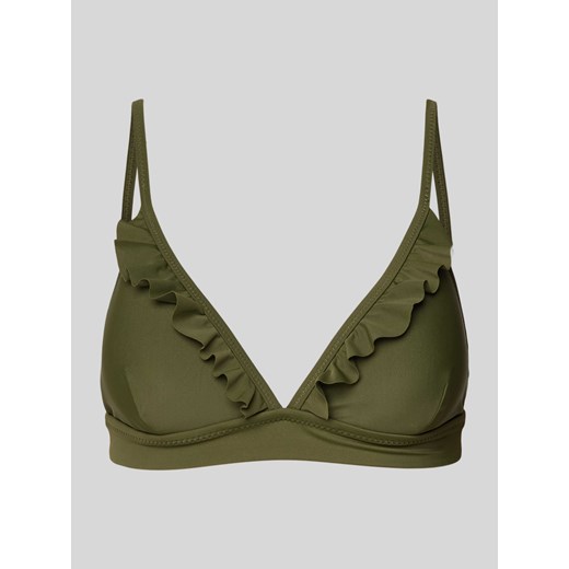 Top bikini z falbanami model ‘Beau’ ze sklepu Peek&Cloppenburg  w kategorii Stroje kąpielowe - zdjęcie 171193060