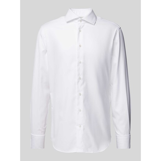 Koszula o kroju slim fit z kołnierzykiem typu cutaway ze sklepu Peek&Cloppenburg  w kategorii Koszule męskie - zdjęcie 171193284