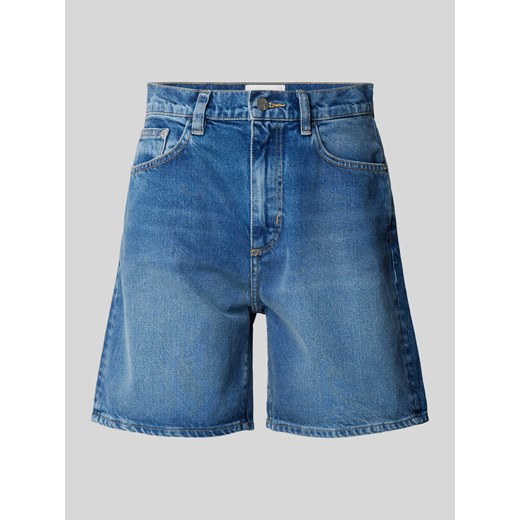 Szorty jeansowe o kroju regular fit z detalem z logo model ‘SHEAARI’ ze sklepu Peek&Cloppenburg  w kategorii Szorty - zdjęcie 171193434