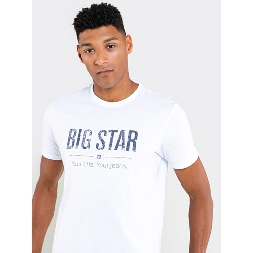BIG STAR Koszulka w kolorze białym ze sklepu Limango Polska w kategorii T-shirty męskie - zdjęcie 171194184