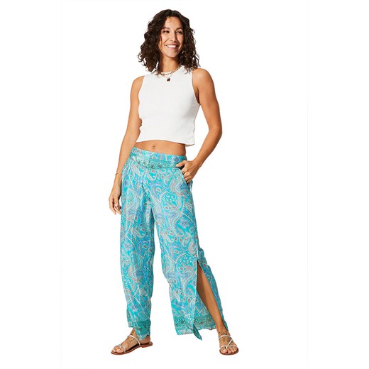 Aller Simplement Spodnie w kolorze turkusowym ze sklepu Limango Polska w kategorii Spodnie damskie - zdjęcie 171195174