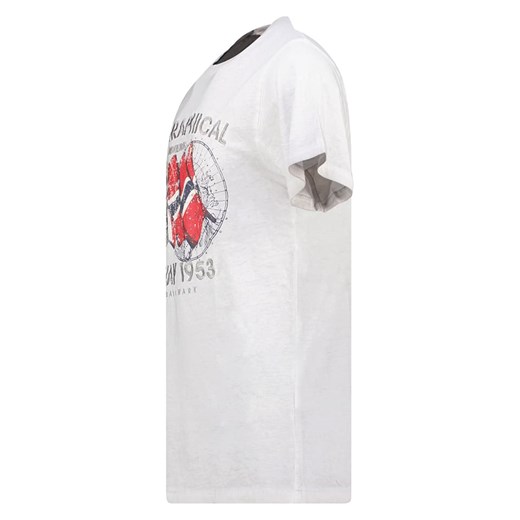 Geographical Norway Koszulka &quot;Japoral&quot; w kolorze jasnoszarym Geographical Norway S Limango Polska wyprzedaż