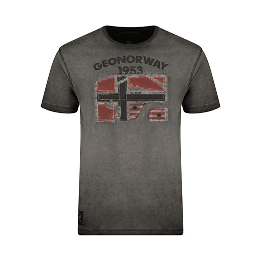 Geographical Norway Koszulka &quot;Jotz&quot; w kolorze czarnym ze sklepu Limango Polska w kategorii T-shirty męskie - zdjęcie 171195442
