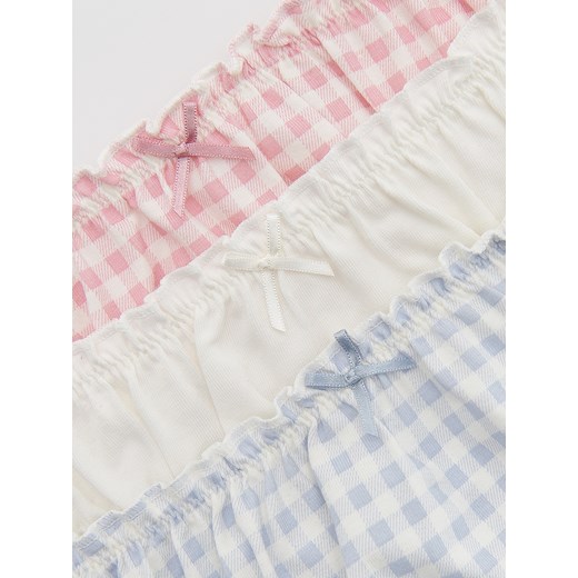 Reserved - Bawełniane majtki bikini 3 pack - różowy Reserved M Reserved