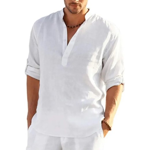 Koszula RENFILDO WHITE ze sklepu Ivet Shop w kategorii Koszule męskie - zdjęcie 171196981