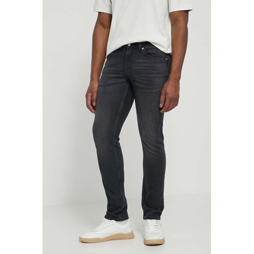 Calvin Klein Jeans jeansy męskie kolor czarny J30J324851 ze sklepu ANSWEAR.com w kategorii Jeansy męskie - zdjęcie 171197330
