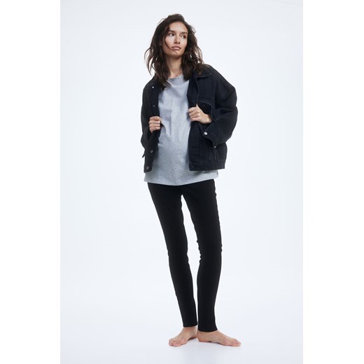 H & M - MAMA Super Skinny Jeans - Czarny ze sklepu H&M w kategorii Spodnie ciążowe - zdjęcie 171197751