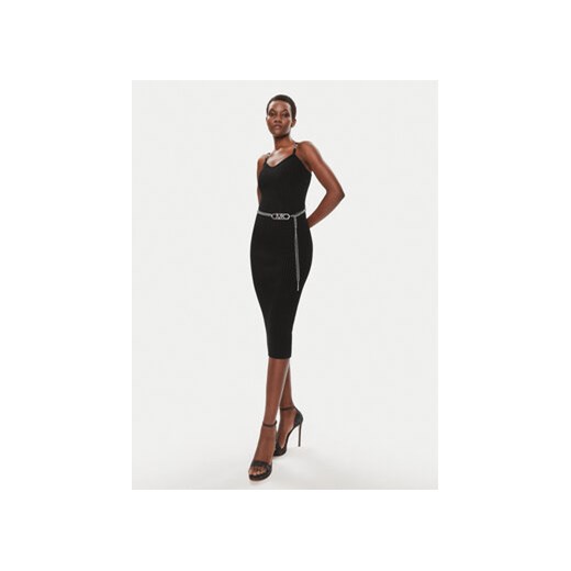 MICHAEL Michael Kors Sukienka dzianinowa MS381MK33D Czarny Slim Fit ze sklepu MODIVO w kategorii Sukienki - zdjęcie 171200542