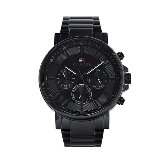 Zegarek Tommy Hilfiger Tyson 1710590 Black/Black ze sklepu eobuwie.pl w kategorii Zegarki - zdjęcie 171203572
