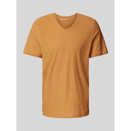 T-shirt z dekoltem w serek ze sklepu Peek&Cloppenburg  w kategorii T-shirty męskie - zdjęcie 171205763