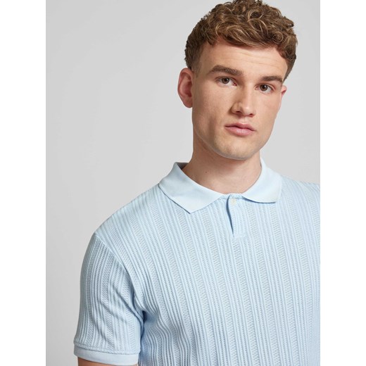 Koszulka polo z krótką listwą guzikową model ‘JADEN’ Selected Homme XL Peek&Cloppenburg 