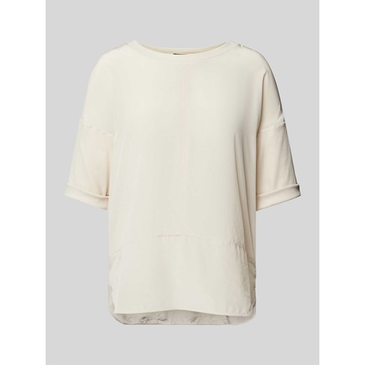 T-shirt w jednolitym kolorze ze sklepu Peek&Cloppenburg  w kategorii Bluzki damskie - zdjęcie 171206610