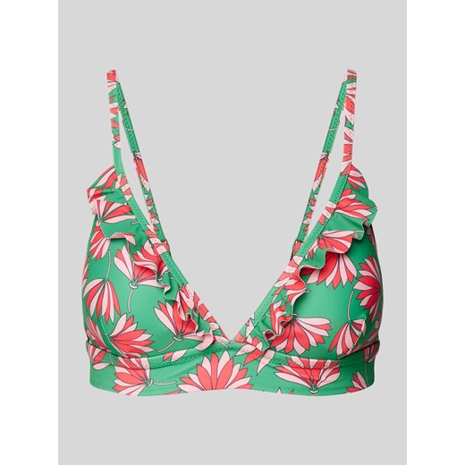 Top bikini z falbanami model ‘Beau’ ze sklepu Peek&Cloppenburg  w kategorii Stroje kąpielowe - zdjęcie 171206674