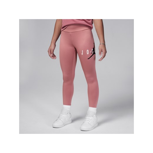 Legginsy przyjazne środowisku dla dużych dzieci Jumpman Jordan - Różowy ze sklepu Nike poland w kategorii Spodnie dziewczęce - zdjęcie 171206733