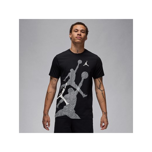 T-shirt męski Jordan Brand - Czerń ze sklepu Nike poland w kategorii T-shirty męskie - zdjęcie 171206773