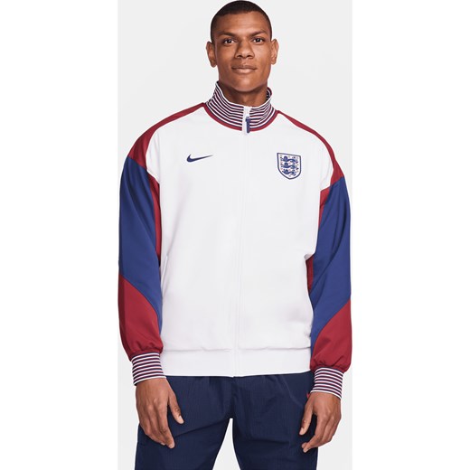 Męska kurtka piłkarska Nike Dri-FIT Anglia Strike (wersja domowa) - Biel ze sklepu Nike poland w kategorii Kurtki męskie - zdjęcie 171206780