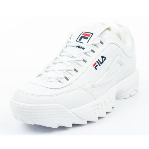 Buty sportowe męskie Fila białe z gumy 