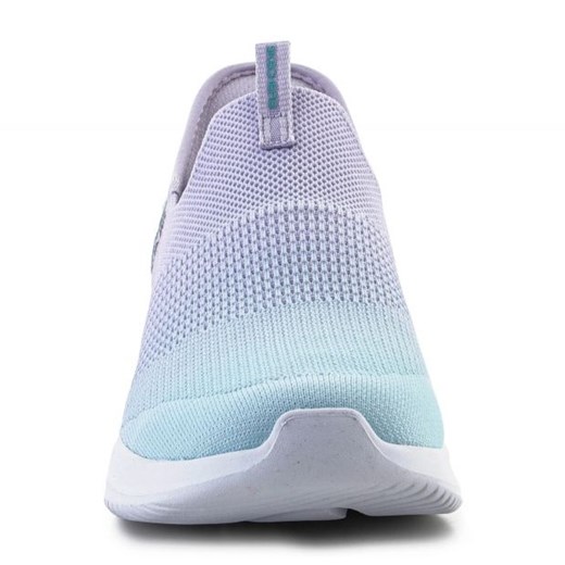 Buty sportowe damskie niebieskie Skechers nike flex płaskie bez zapięcia na wiosnę 