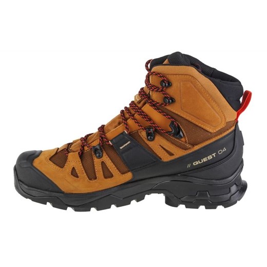 Buty trekkingowe męskie Salomon brązowe z tkaniny